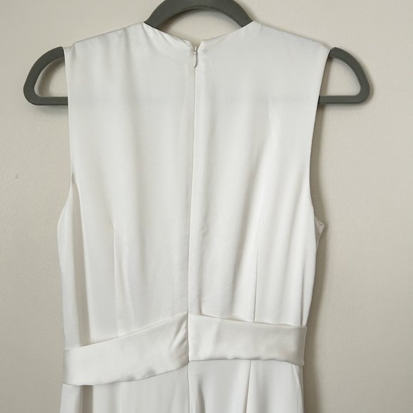 Jonathan Simkhai Combo Satin Faux Wrap Belted Jumpsuit - Picture 6 of 13